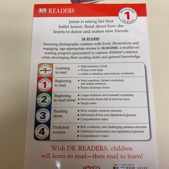 Lot of 9 DK Readers I Want to be a Ballerina Lvl 1 - Picture 9 of 9